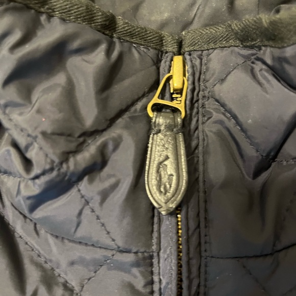 **RALPH LAUREN** Lightweight Navy Puffer Sz: L - Picture 3 of 8